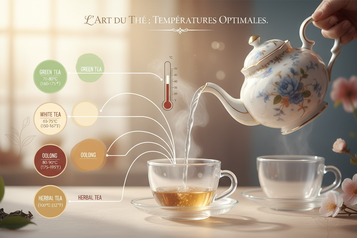 Température de l’eau pour votre thé!
