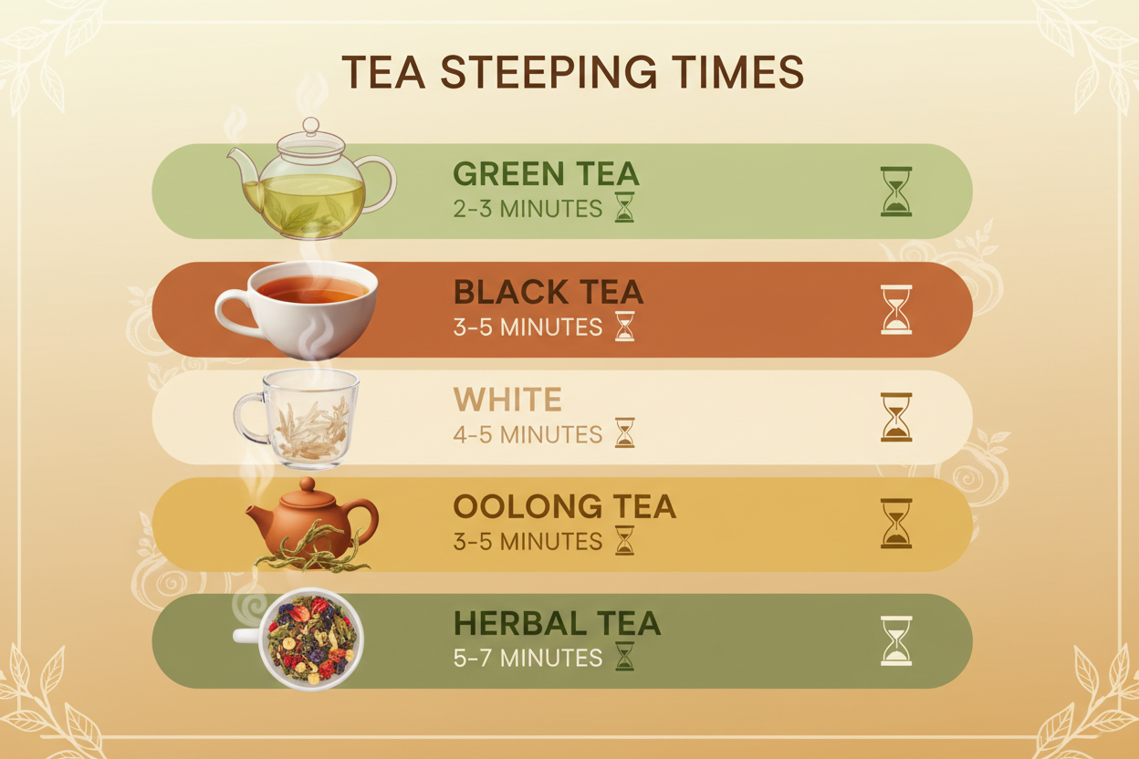 Temps d’infusion du thé