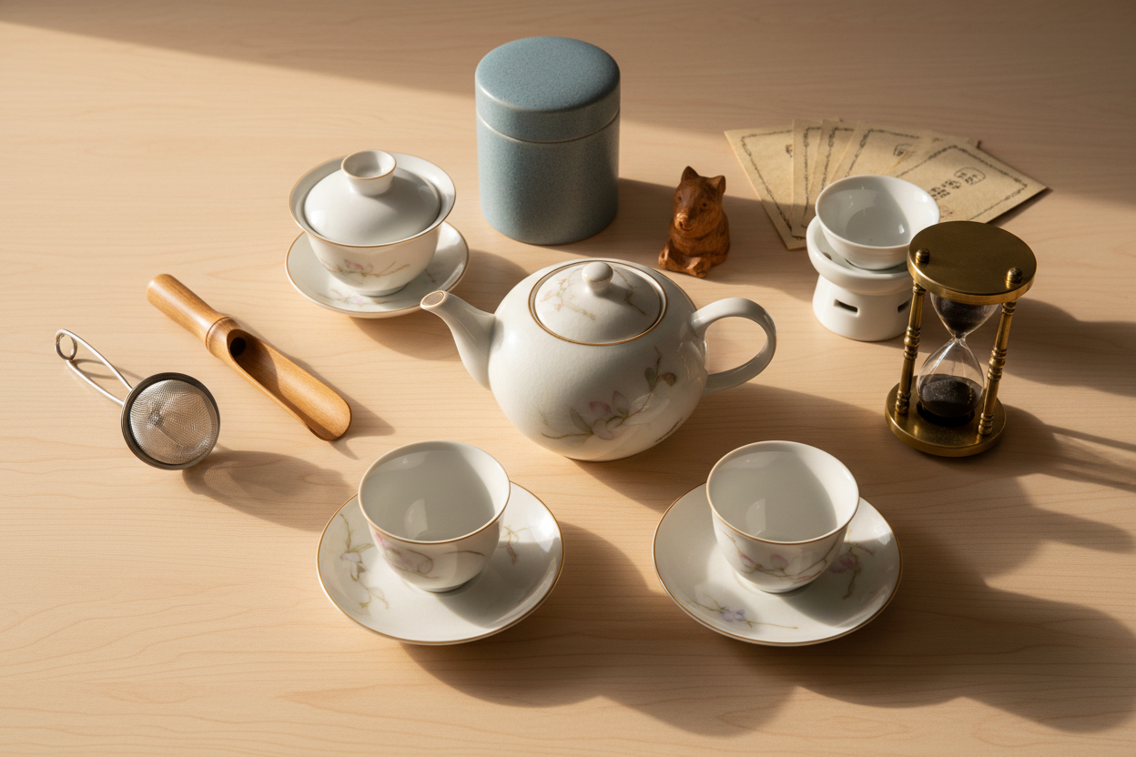 Un thé tout équipé : les objets à collectionner et à utiliser