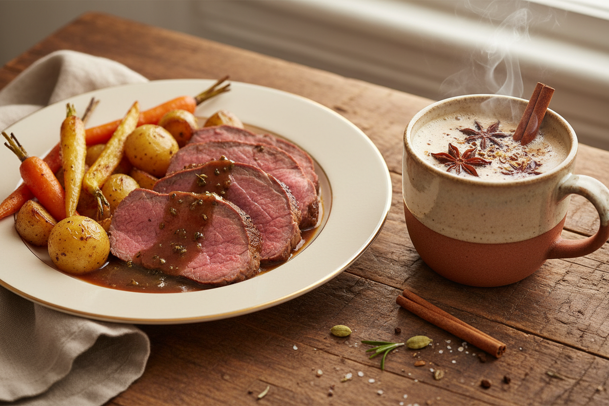 Thé Chai dans votre assiette