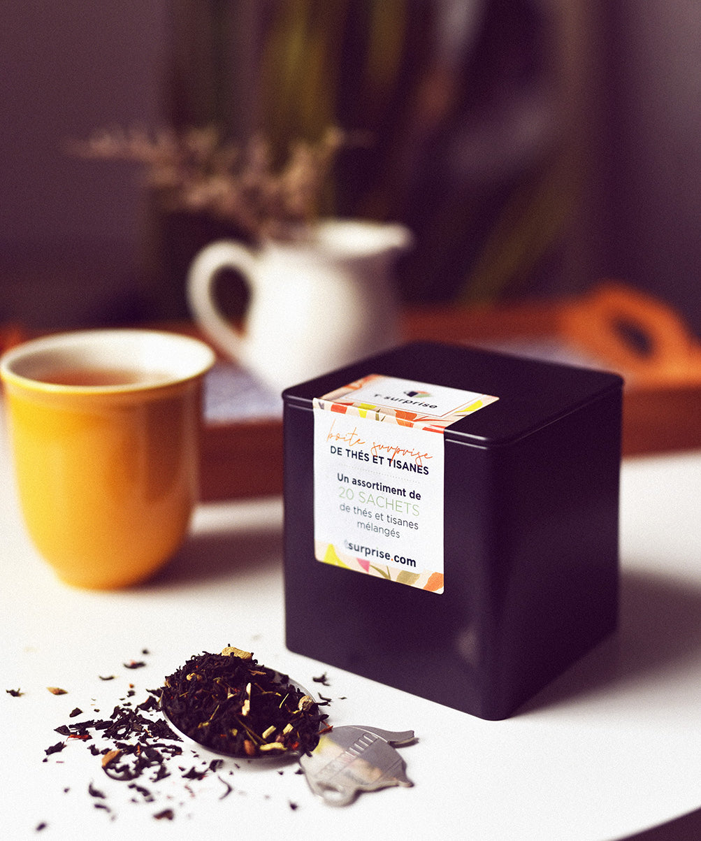 Assortiment de thé et infusion de turprise