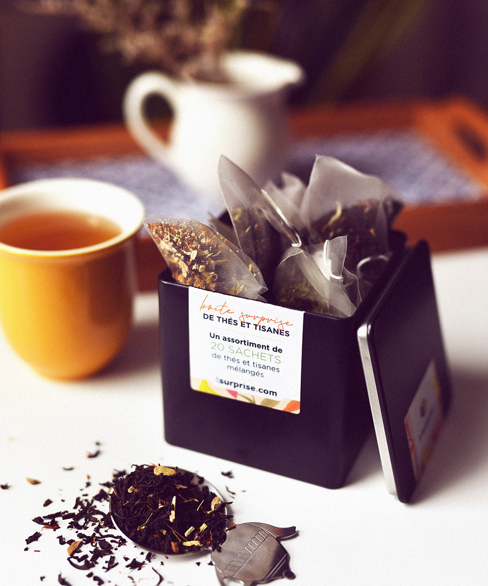 Assortiment de thé et infusion de turprise