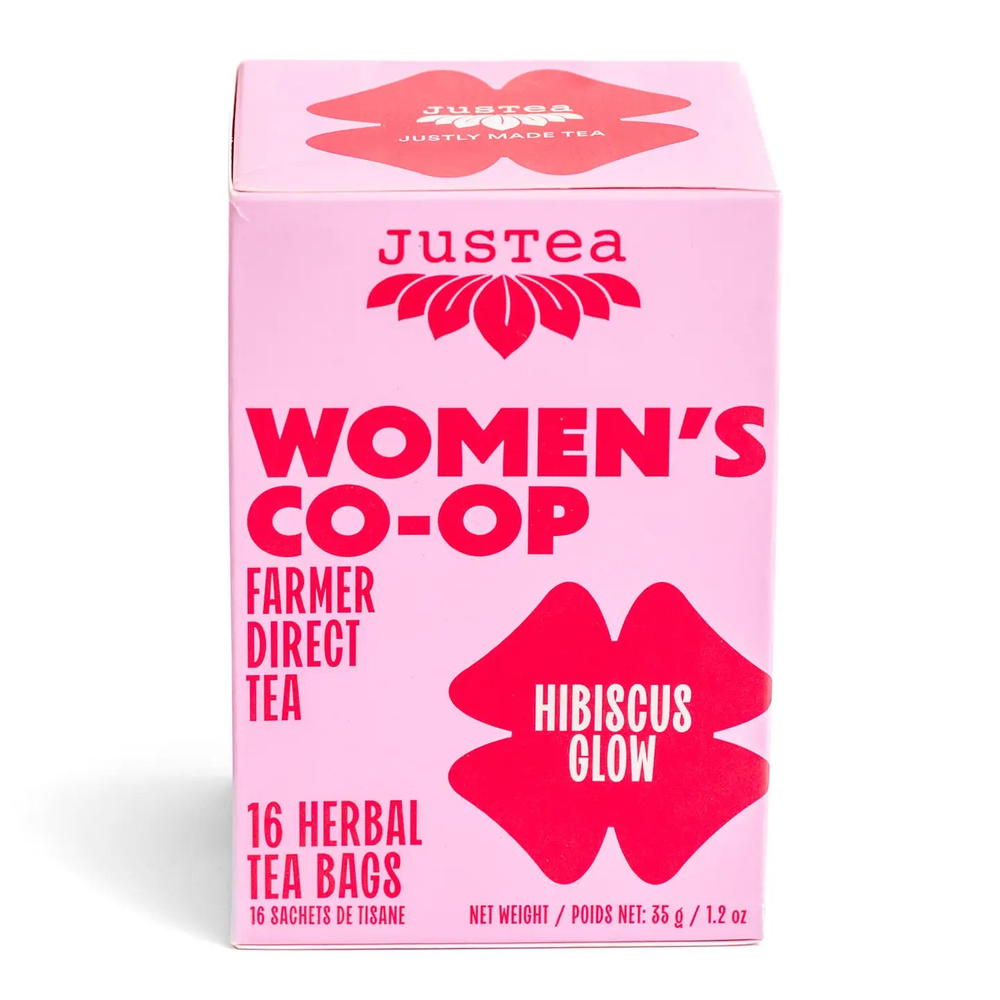 Infusion Hibiscus Glow rose vif à l’hibiscus biologique, sans caféine
