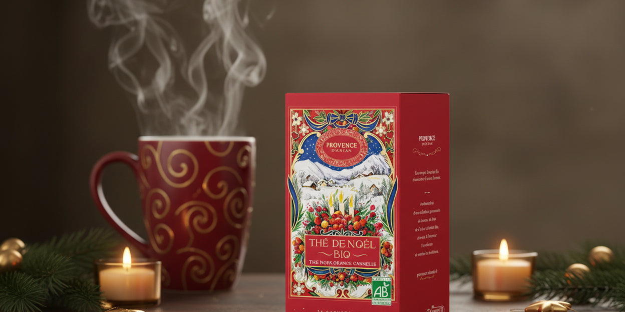 Thé Noir de Noël Orange Cannelle Bio 