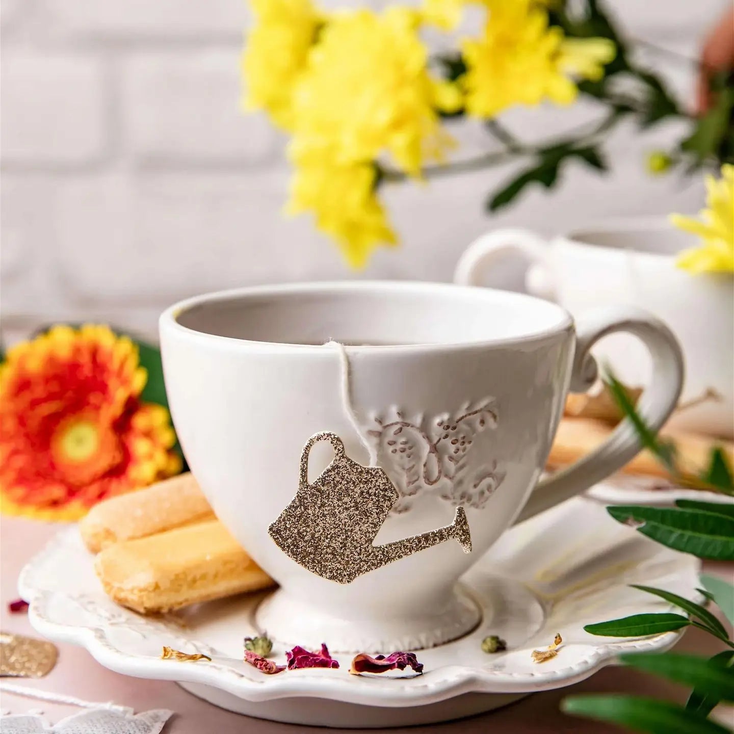 Thé noir bio English Breakfast en sachet fleur