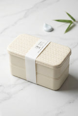 Boîte bento japonaise Nuri Ajiro à deux compartiments
