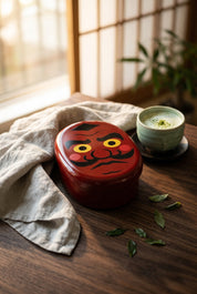 Boîte bento japonaise Daruma rouge – 480 ml