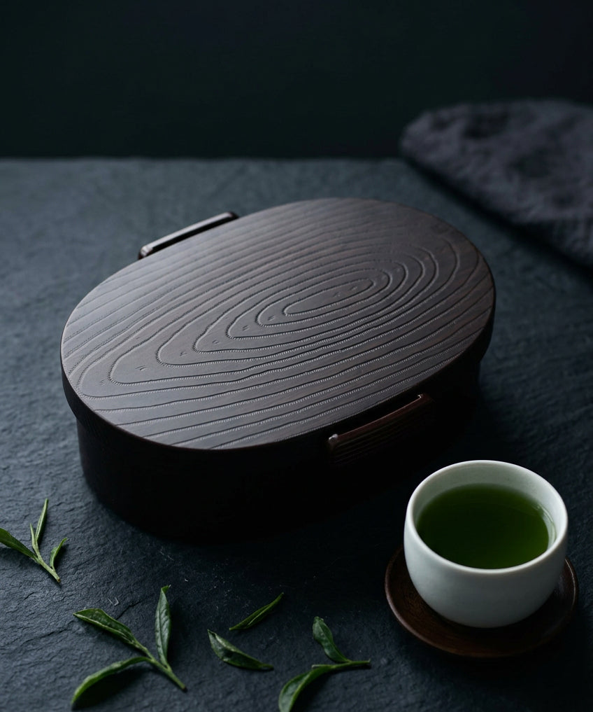 Boîte bento japonaise Mokume hermétique – 800 ml