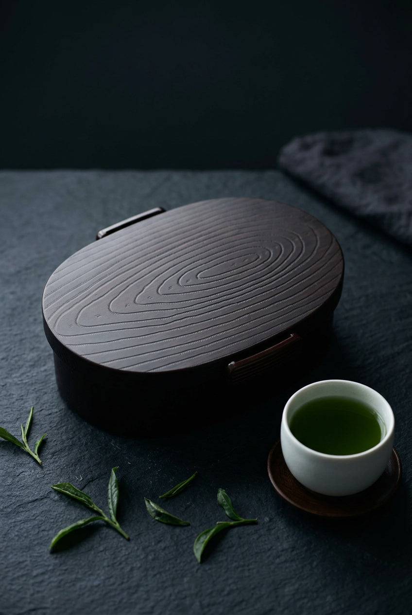 Boîte bento japonaise Mokume hermétique – 800 ml