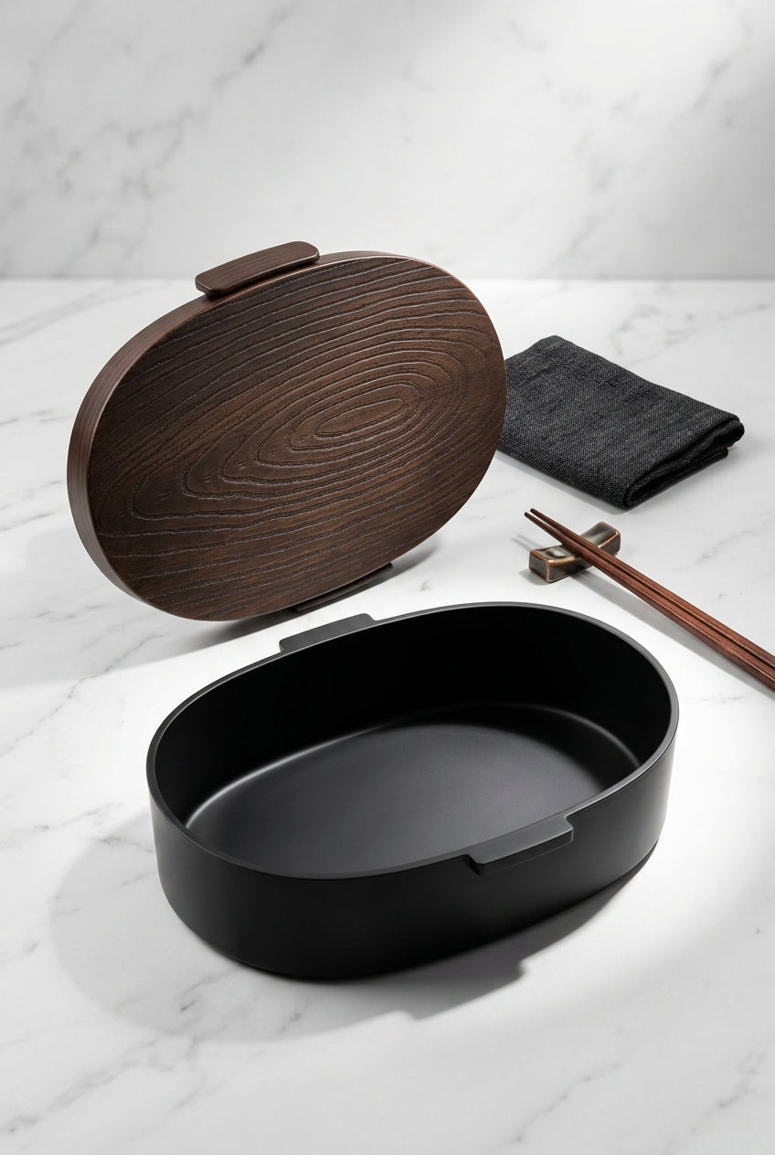 Boîte bento japonaise Mokume hermétique – 800 ml