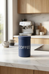 Boîte hermétique japonaise bleue pour thé ou café