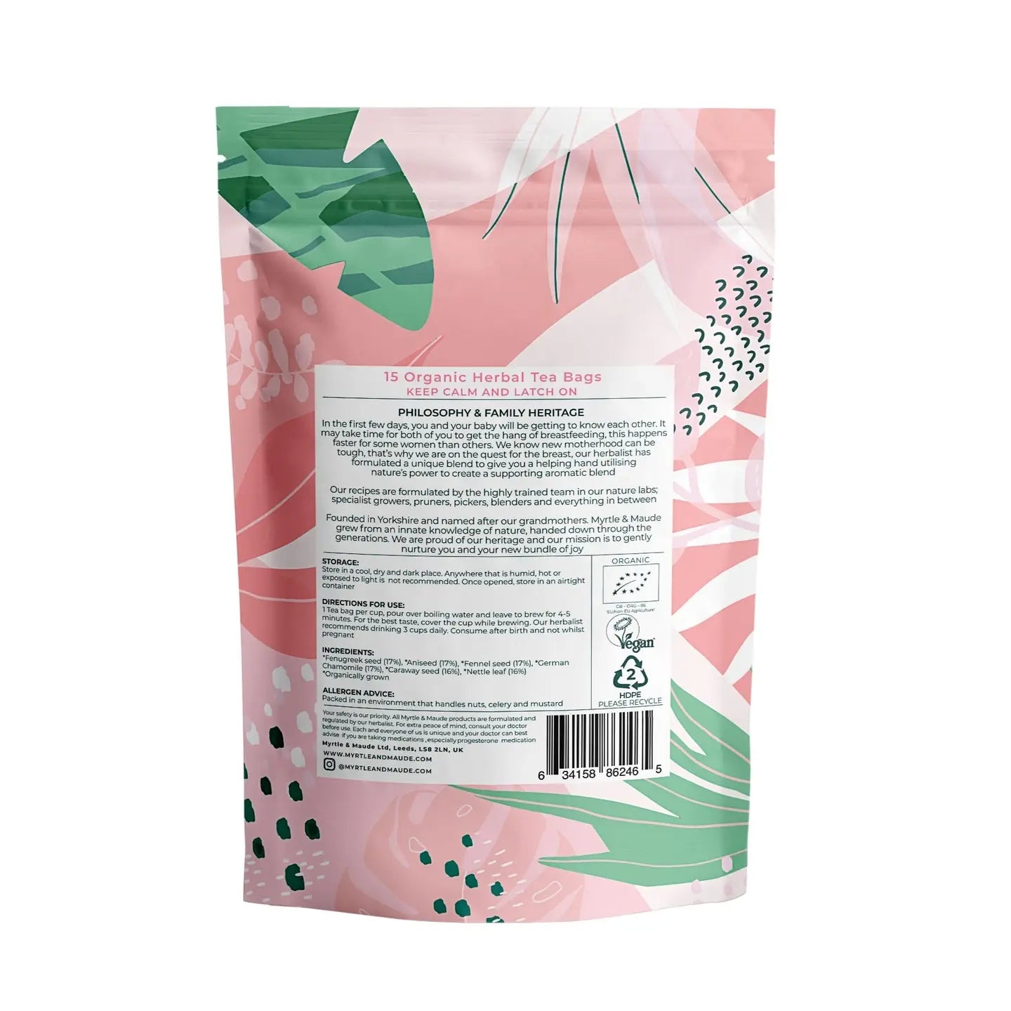 Tisane biologique pour la récupération post-partum – 30 g