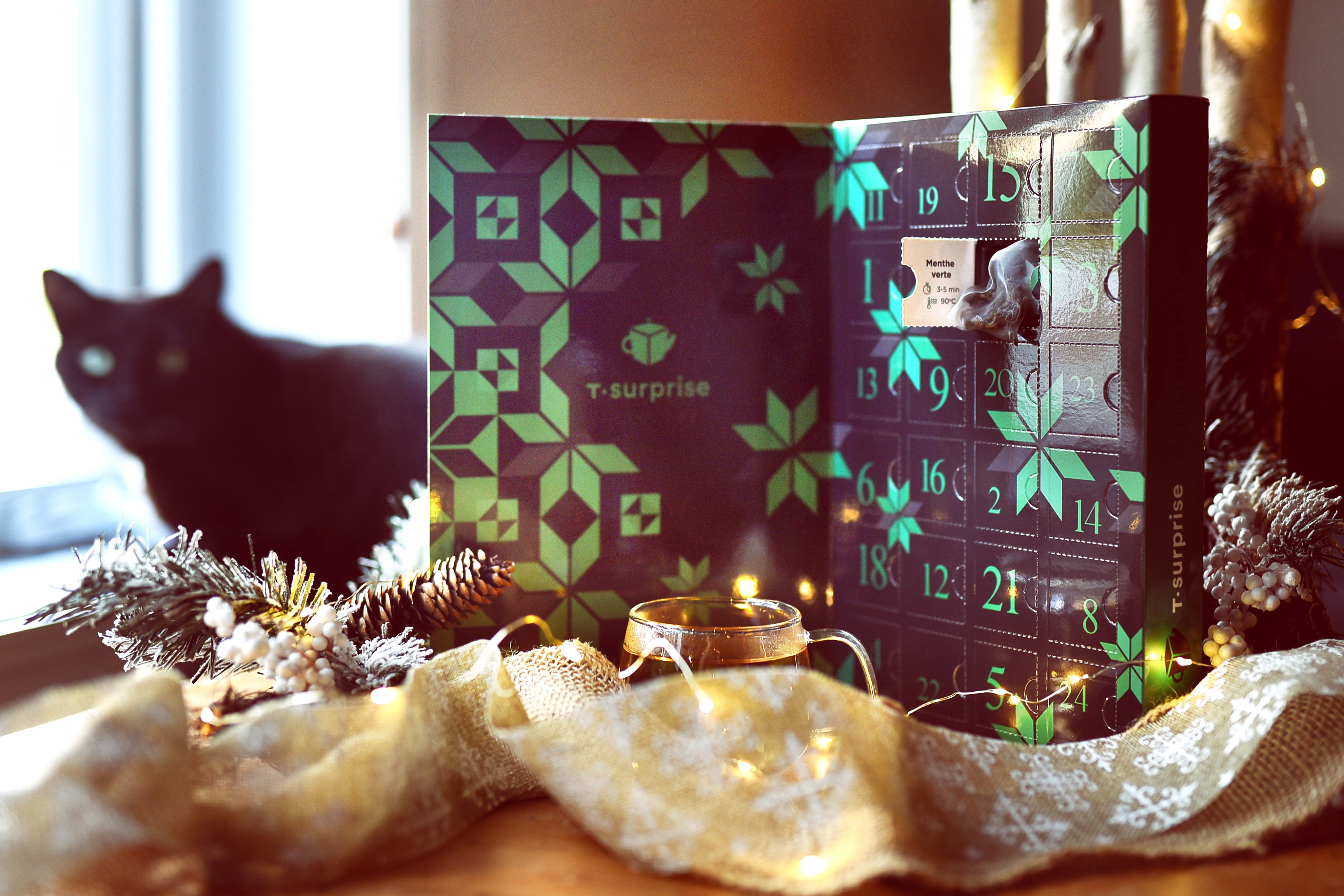 calendrier de l'avent de thés et infusions