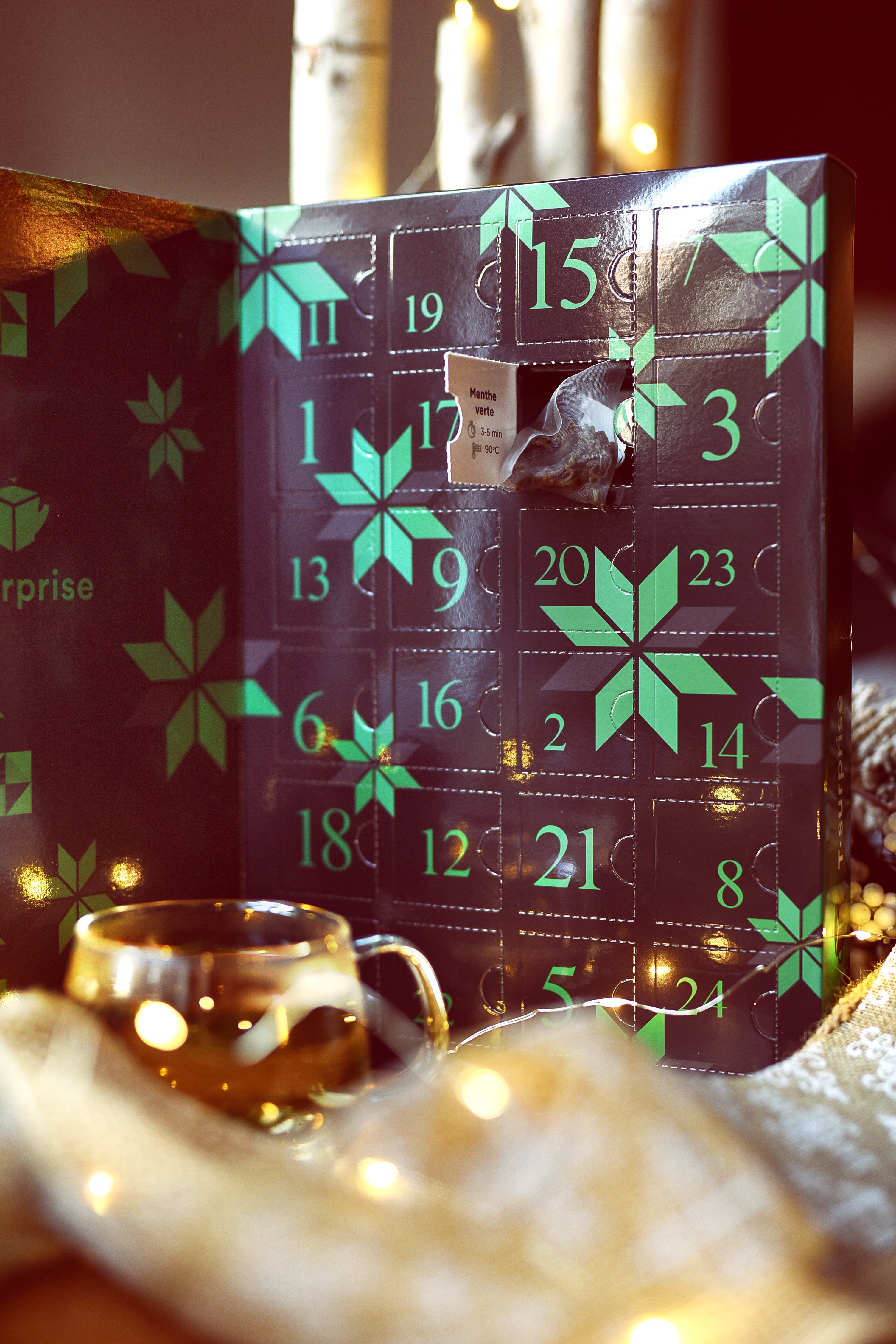 calendrier de l'avent de thés et infusions