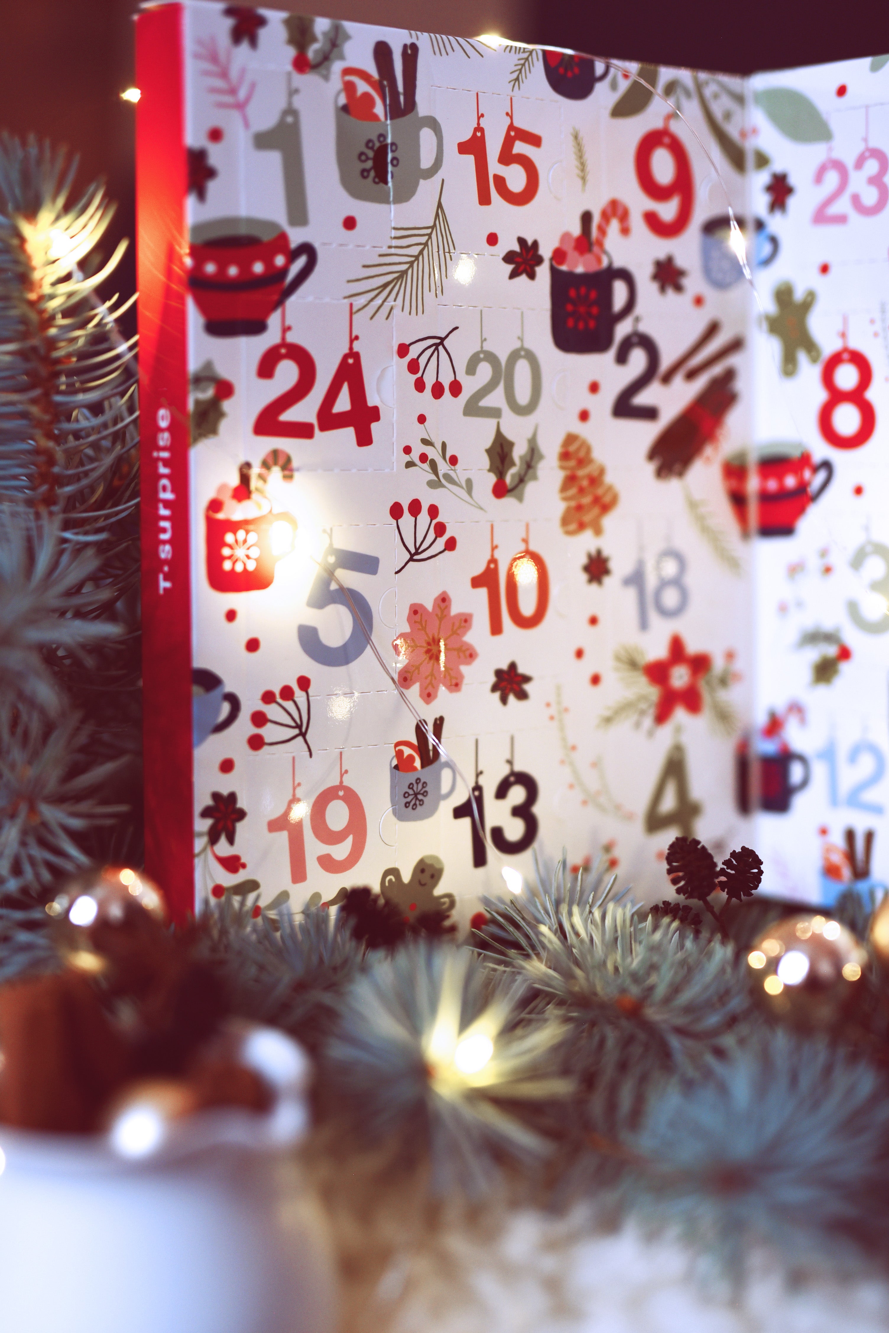 calendrier de l'avent de thés et infusions