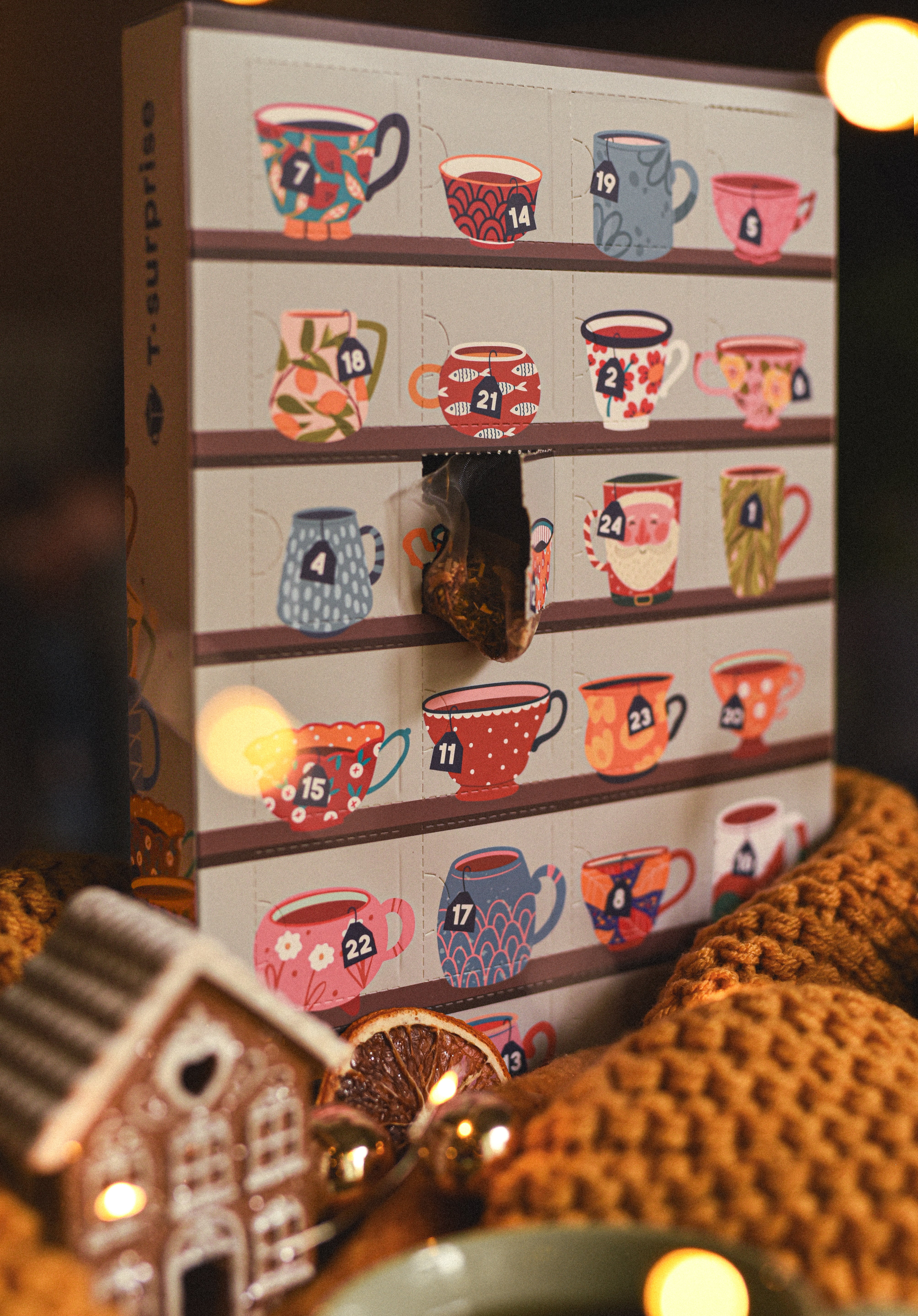 calendrier de l'avent de thés et infusions