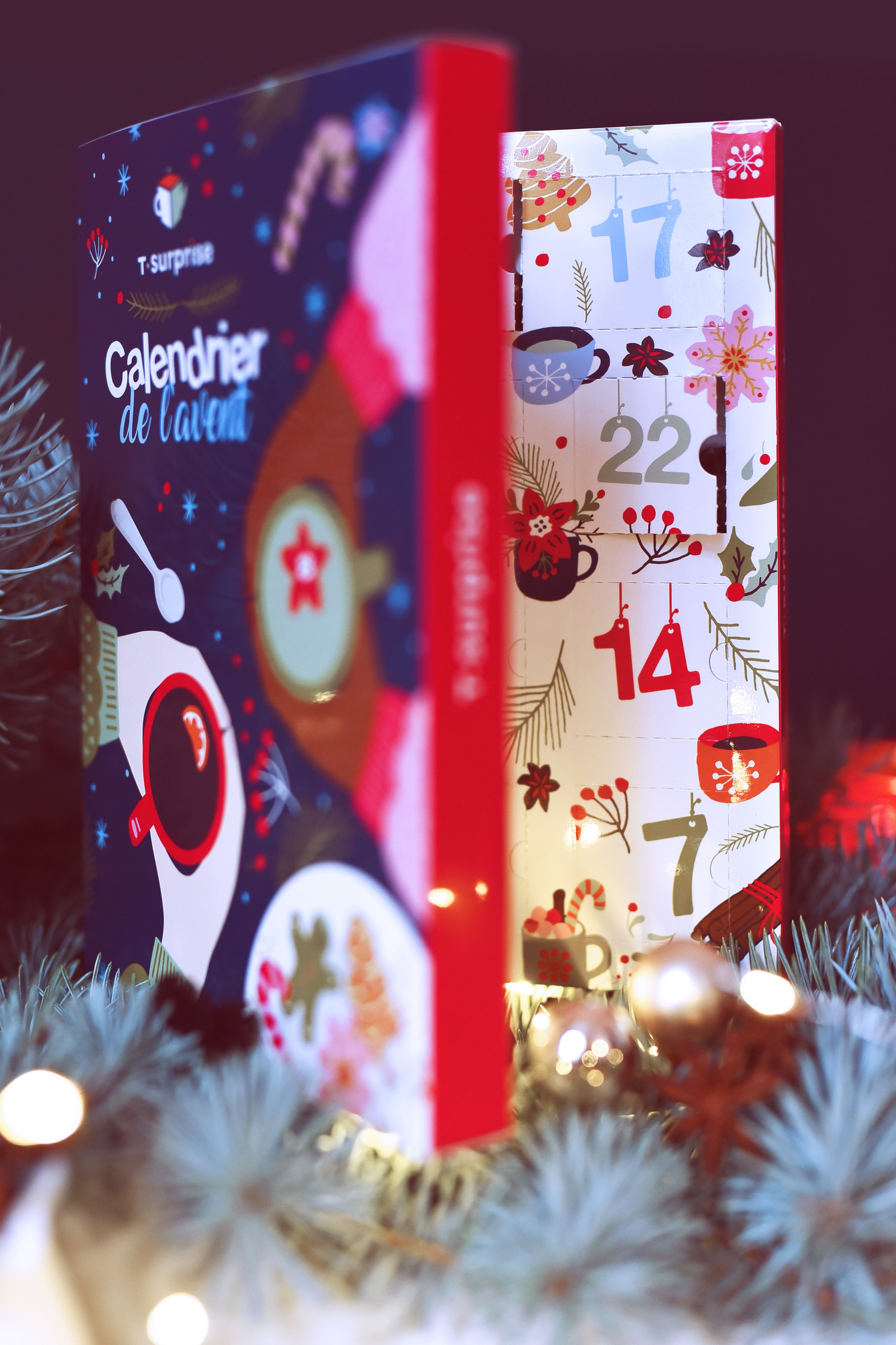 calendrier de l'avent de thés et infusions