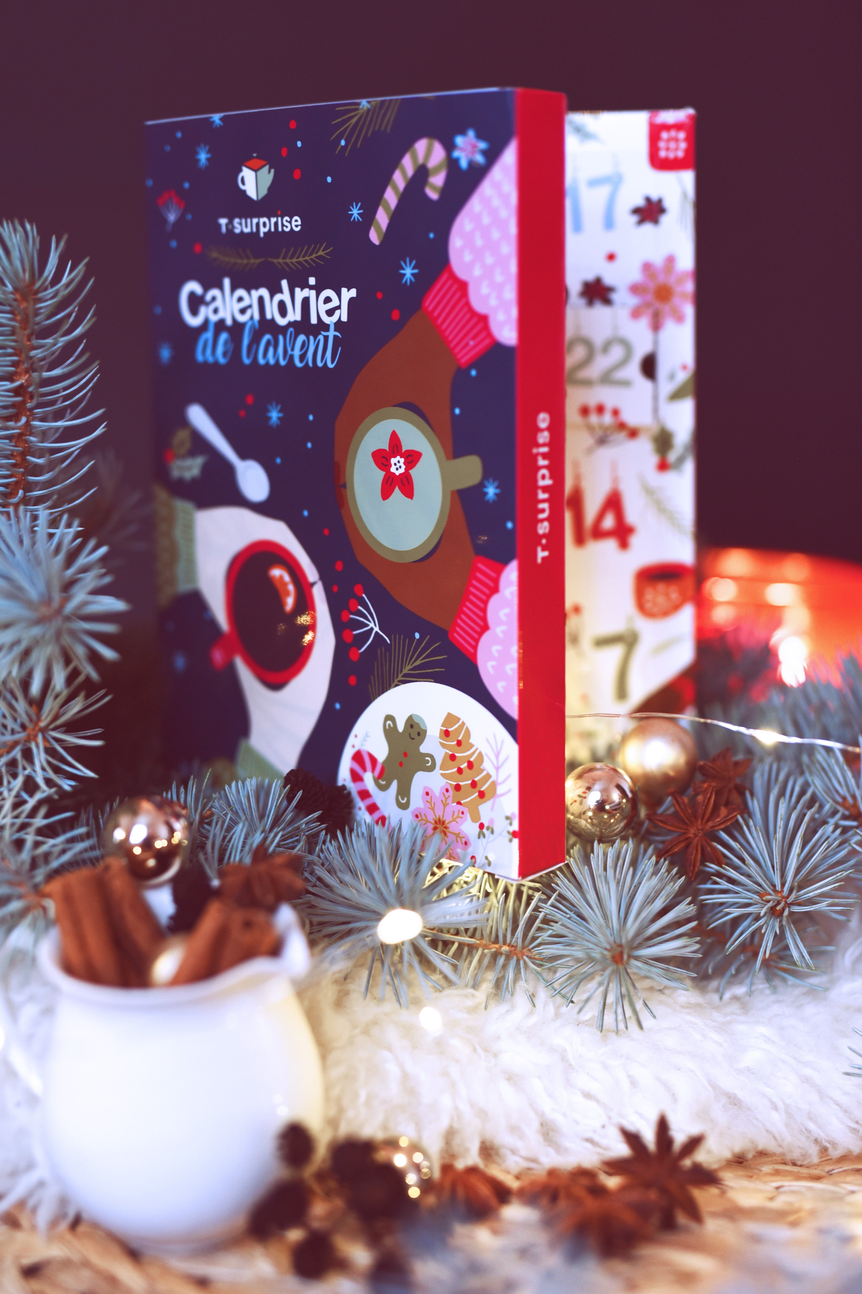 calendrier de l'avent de thés et infusions