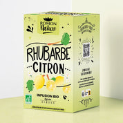 Boîte d’infusion bio Rhubarbe Citron de Provence d’Antan