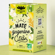 Boîte de maté bio Gingembre Citron de Provence d’Antan