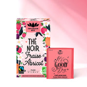 thé noir fraise abricot provence d'antan