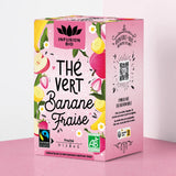 Thé vert bio Banane & Fraise